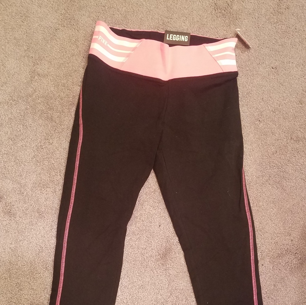 Pink yoga pants
